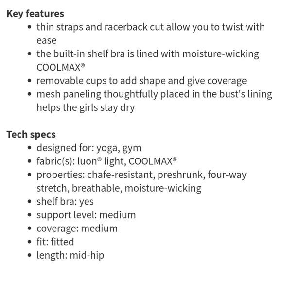 Lululemon Striped Power Y Tank Top Spaghetti Strap Blueish-Purpleish/Black Sz 6 - Picture 15 of 15